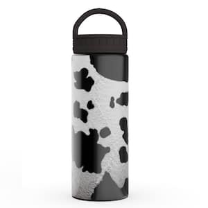 20 oz. Moo Insulated Stainless Steel Water Bottle with D-Ring Lid