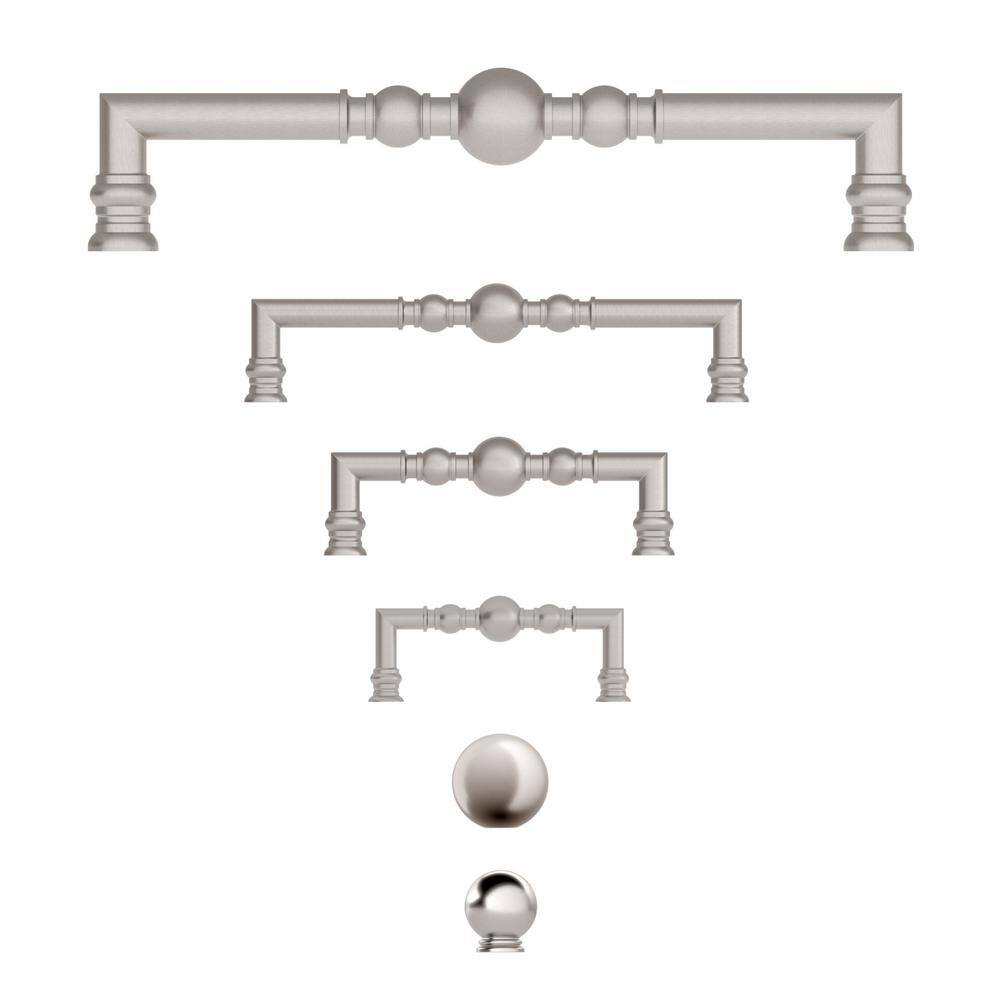 Firenze 12-5/8-inch Brushed Nickel Cylindrical Cabinet Handle