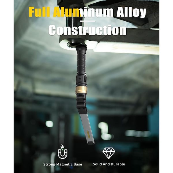 LEDワークライト 12 Volt 1200 Lumen LED Work Light Magnetic 360° Rotating Foldable