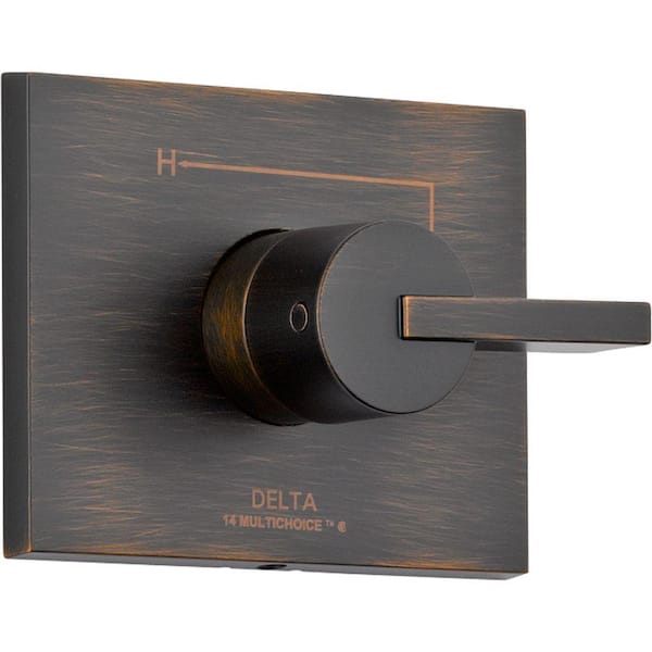 Delta Vero Monitor 14 Series 1-Handle Temperature Control Valve Trim Kit in Venetian Bronze (Valve Not Included)