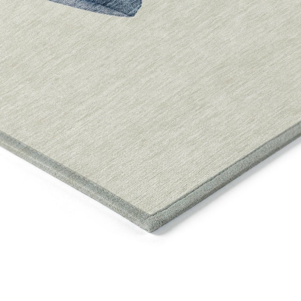 Chantille Machine Washable Indoor/Outdoor Abstract ACN1826 Ivory 10 ft. x 14 ft. Area Rug