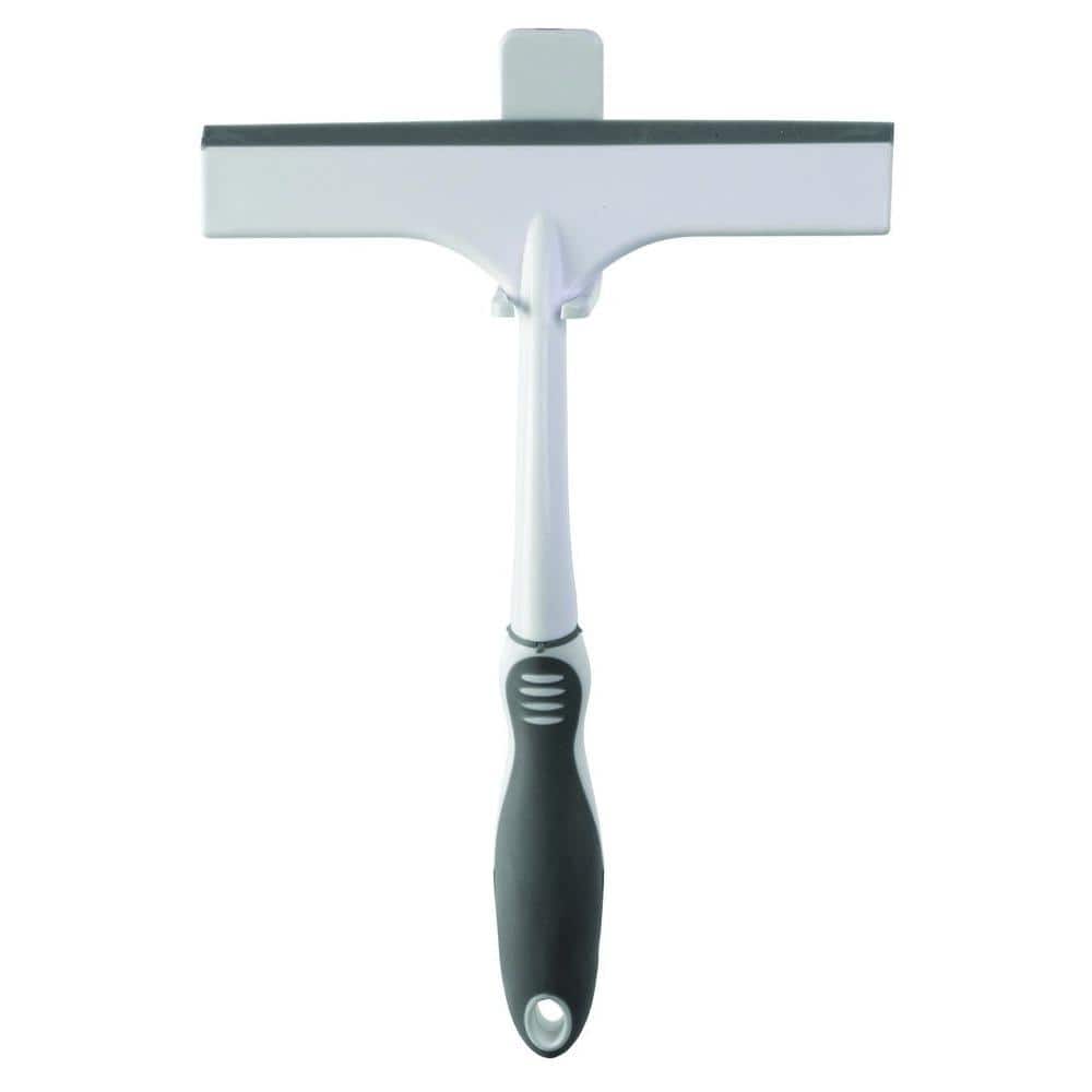 SOFT GRIP SHOWER Squeegee: Grey/Nickel  Shower Squeegee - Bath and Shower  Accessories – Better Living Products USA