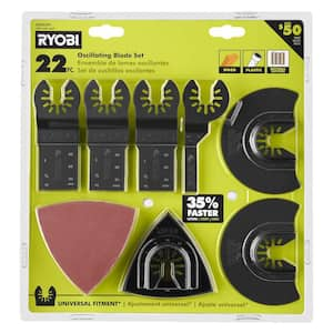 22-Piece Oscillating Blade Set