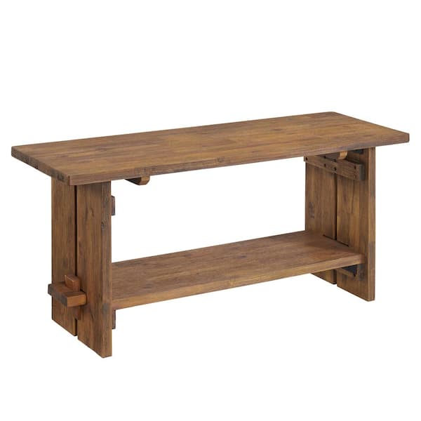 Alaterre Furniture Bethel Natural Acacia Wood 40 in. W Bench
