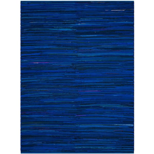 Rag Blue/Multi 10 ft. x 14 ft. Striped Area Rug