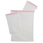White Nylon Mesh Laundry Bags