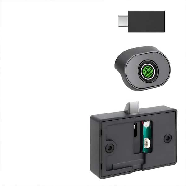 Alloy Steel Bluetooth Fingerprint Cabinet Lock Smart Biometric Keyless Furniture Privacy