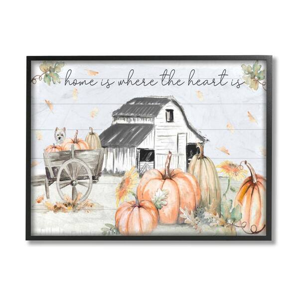 The Stupell Home Decor Collection Autumn Farm Harvest And Heart Phrase By Patricia Pinto Framed Country Wall Art Print 16 In X 20 Ac 368 Fr 16x20 - Harvest Home Decor The Stupell Home Decor Collection Autumn Farm Harvest And Heart Phrase By Patricia Pinto Framed Country Wall Art Print 16 In X 20 Ac 368 Fr 16x20 - Harvest Home Decor