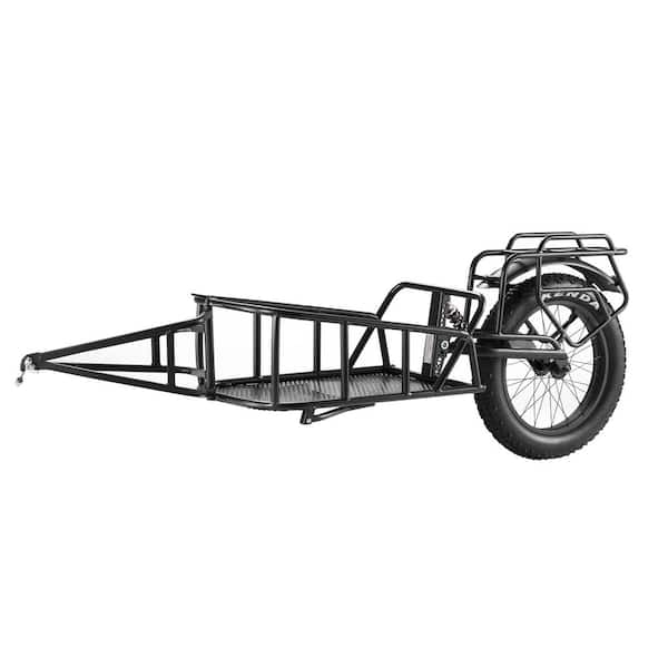 70 lbs. Bike Cargo Trailer, 2.92 cu. ft. Capacity Heavy-Duty Bicycle Wagon Cart, Metal Quick Release,Universal Hitch