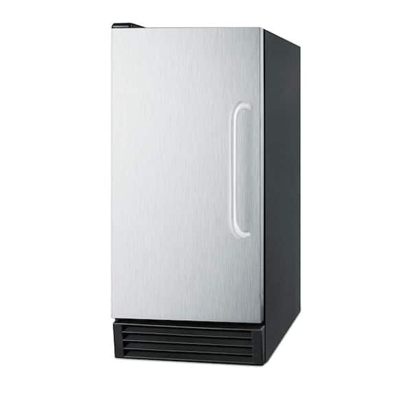 Entcook Commercial Ice Maker 150lbs/24h with 33lbs Storage, Full Stainless Steel Under Counter Ice Machine for Party/Bar/Home/Office, Size: 150 lbs/