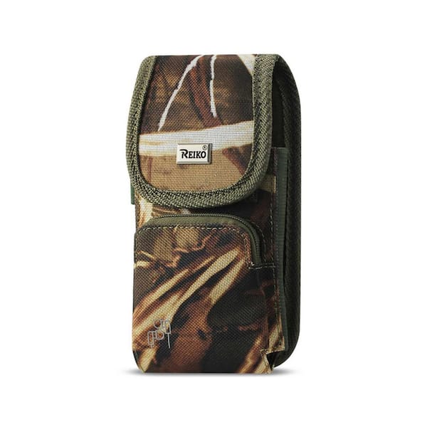 REIKO Vertical Rugged Pouch with Z Lid Pattern in Camouflage