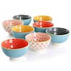 GIBSON HOME 20 fl. oz. Assorted Colors Stoneware 6 in. Cereal Bowl (Set of  8) 985119210M - The Home Depot