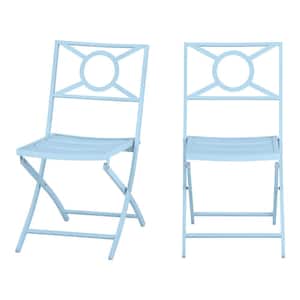 Mix and Match Surf Folding Steel Outdoor Chair (2-Pack)