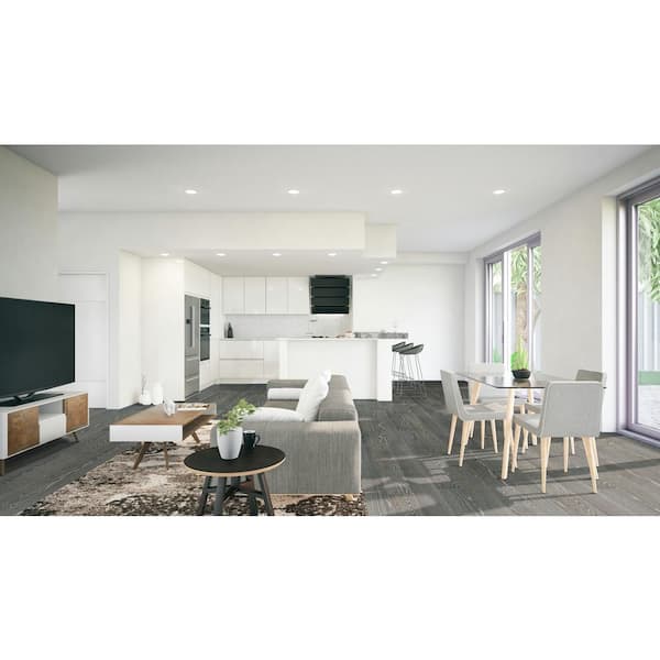 Take Home Sample-Woodridge Carlo Oak 6 in. x 6 in. Waterproof Wire Brushed Engineered Hardwood Flooring