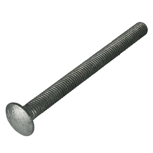 Carriage Bolt Hot Dipped Galvanized Bolts 1/2"-13 x 5" FT Qty-100 