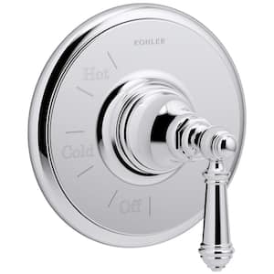 Artifacts 1-Handle Wall-Mount Tub and Shower Faucet Trim Kit in Polished Chrome (Valve not included)