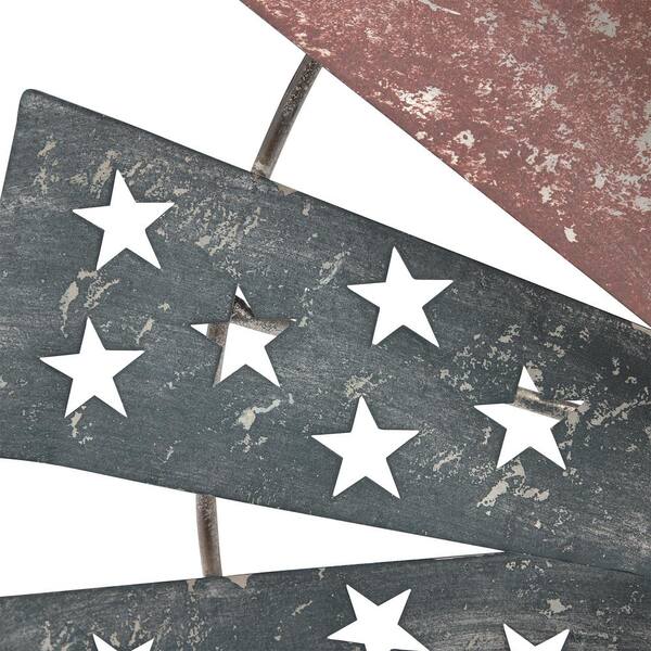 Alpine Corporation 21 in. Tall Indoor/Outdoor Patriotic Windmill