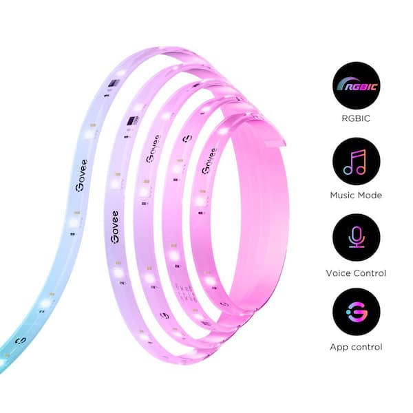 シーリングライト・天井照明 Govee RGBIC PRO led striplight 20m H619E Govee RGBIC Pro LED Strip Lights (49.2-foot) Smart self