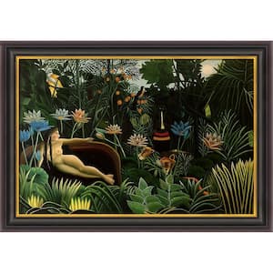 The Dream by Henri Rousseau Opulent Framed Abstract Oil Painting Art Print 30 in. x 42 in.