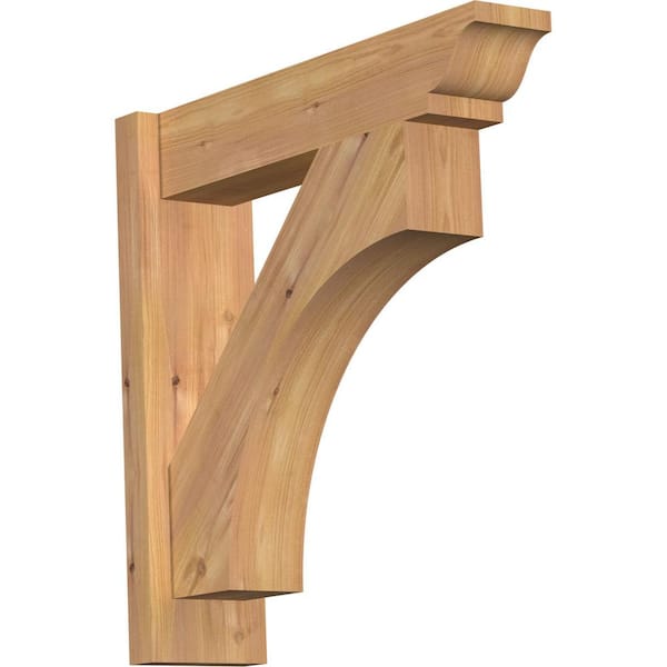 Ekena Millwork 6 in. x 22 in. x 22 in. Western Red Cedar Westlake Traditional Smooth Outlooker