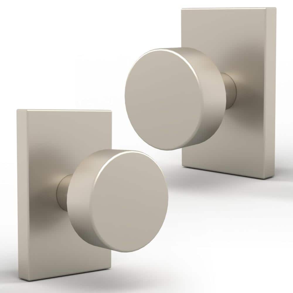 Laura Dummy Door Handle - 2 Pack Heavy Duty Dummy Door Handles - Satin Nickel price history on PriceWatchPro
