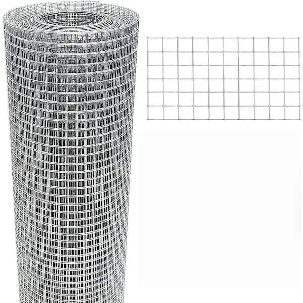 1/4 in. x 0.67 ft. x 10 ft. 23-Gauge Hardware Cloth, Galvanized Wire Mesh Wire Fence Roll for Chicken Pen Fences