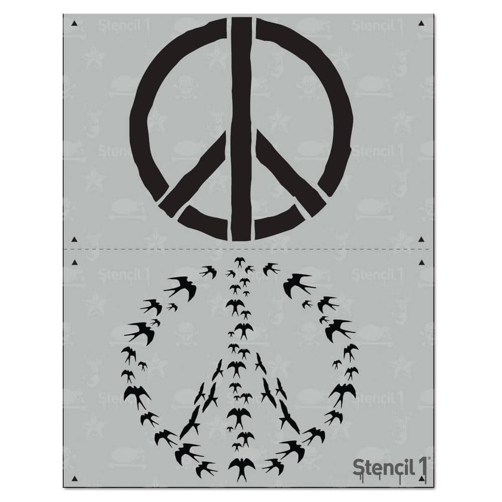 Peace Swallows 2 Layer Stencil price history on PriceWatchPro