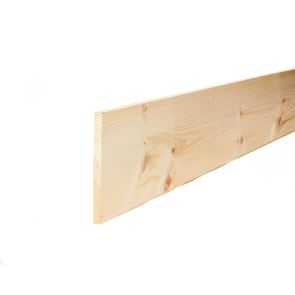 Unbranded - 1 in. x 10 in. x 6 ft. Premium Kiln-Dried Square Edge Whitewood Common Softwood Board