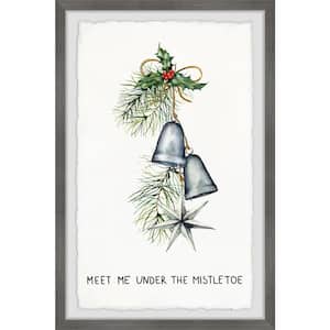 "I'm Under the Mistletoe" by Marmont Hill Framed Home Art Print 36 in. x 24 in.