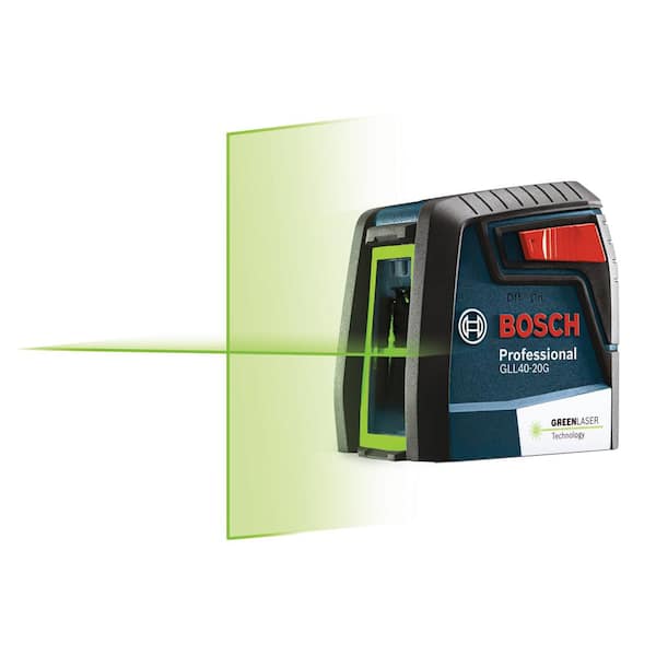 Bosch 100 ft. Green Reconditioned Combination Laser Level Self Leveling  with VisiMax Technology GCL100-40G-RT - The Home Depot