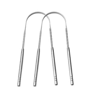Stainless Steel Tongue Scraper for Oral Care in 2-Pack