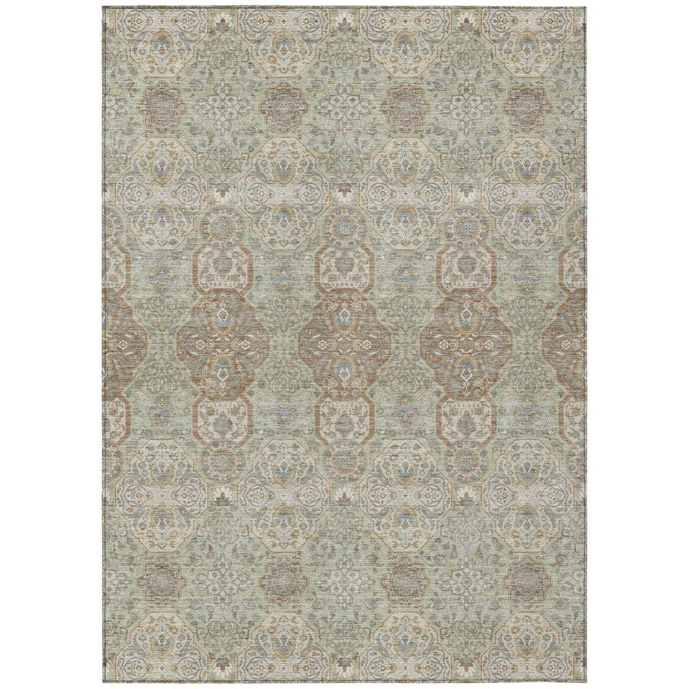 Chantille Machine Washable Indoor/Outdoor Abstract ACN2483 Sage 10 ft. x 14 ft. Area Rug price history on PriceWatchPro