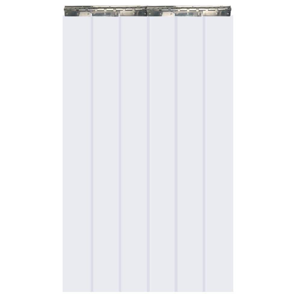 36 in. x 87 in. Clear Smooth PVC Vinyl Strip Door Curtain Kit, Commercial Grade for Warehouse, Garage, Barn Doorways price history on PriceWatchPro
