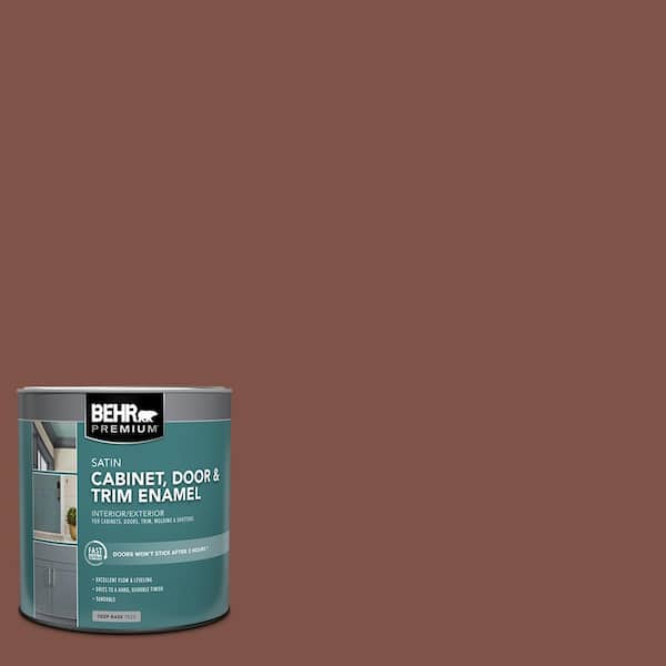 1 qt. #SC-118 Terra Cotta Satin Enamel Interior/Exterior Cabinet, Door & Trim Paint