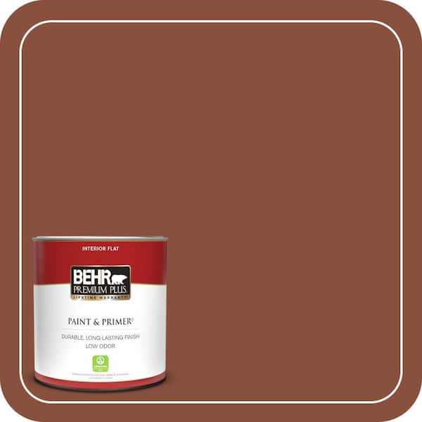 BEHR PREMIUM PLUS 1 qt. #T14-9 Hipsterfication Flat Low Odor Interior Paint & Primer