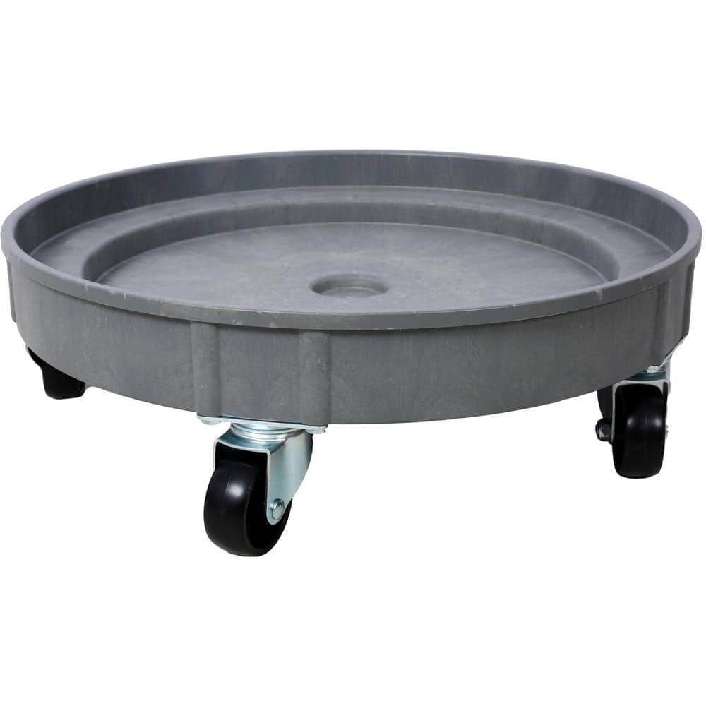 30 Gallon and 55 Gallon Heavy Duty Plastic Barrel Dolly with 5 Swivel Casters Wheel, 900 lbs. Capacity, Gray price history on PriceWatchPro