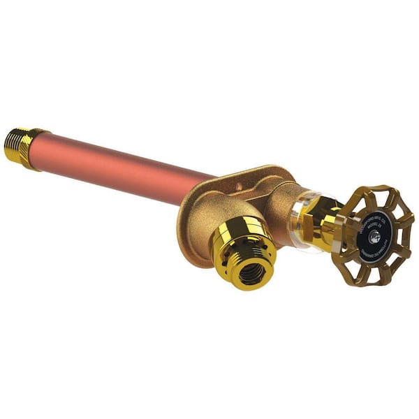 Woodford 1/2 in. x 1/2 in. MPT x Female Sweat x 10 in. L Freezeless Draining Sillcock with 34HA Vacuum Breaker