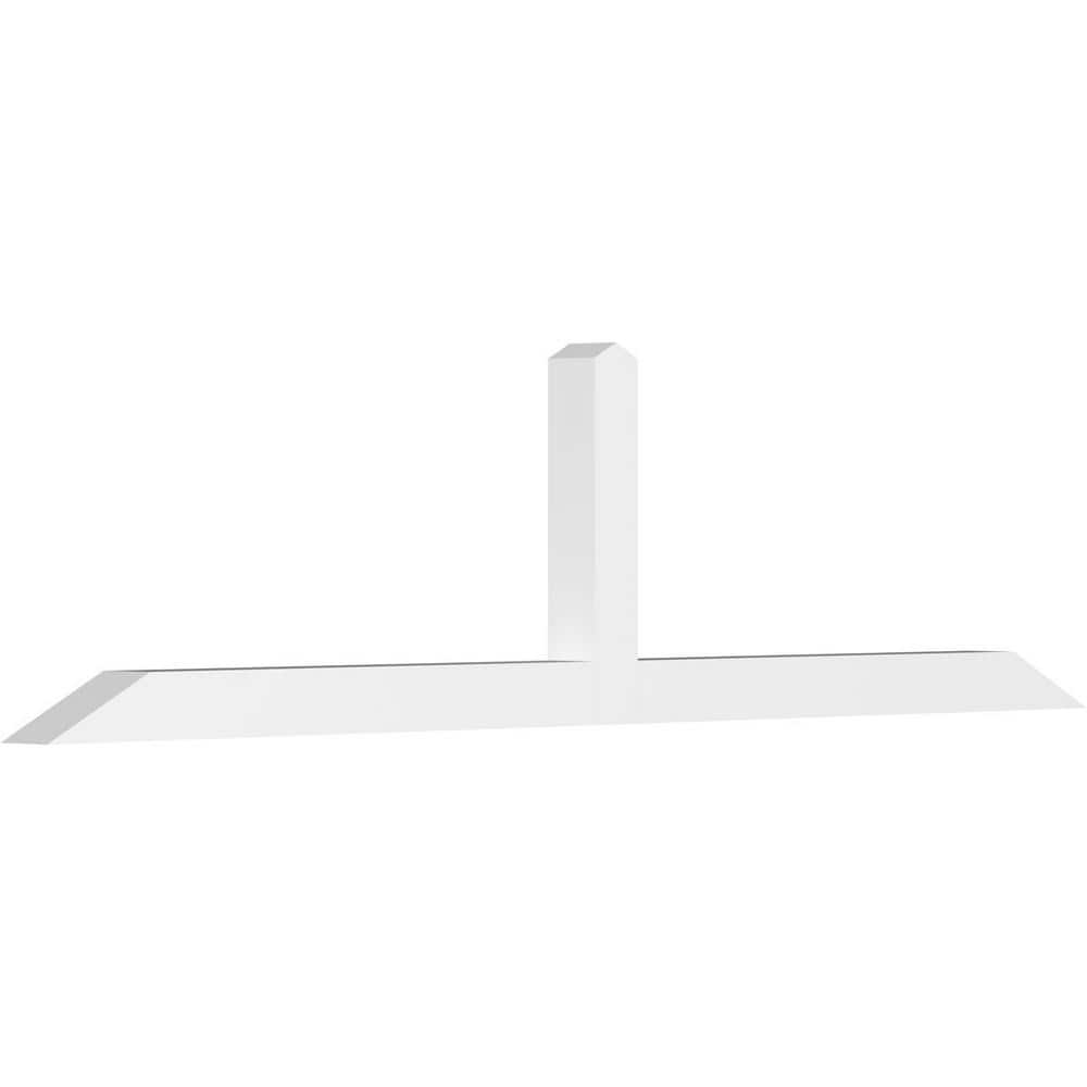 96 in. W x 24 in. H x 4 in. D x 4 in. F, 6/12 Pitch, Portland Signature Urethane Gable Bracket, Primed Tan price history on PriceWatchPro