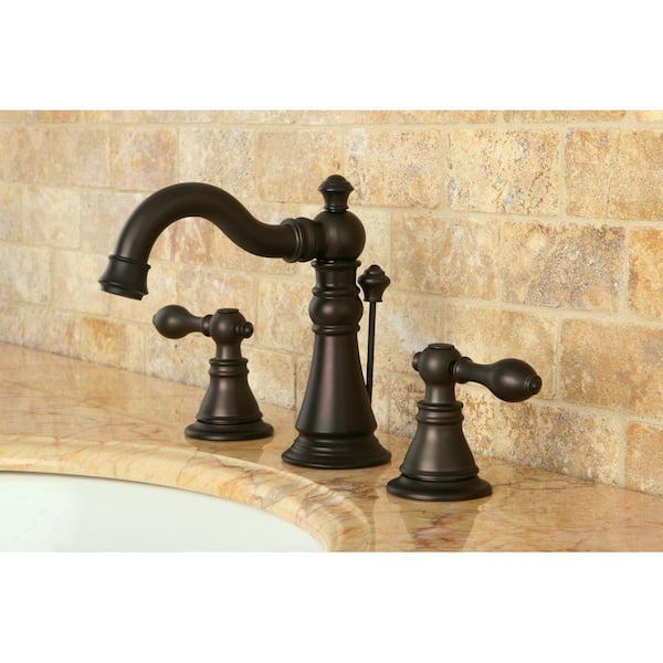 8 in. Widespread 2-Handle Bathroom Faucet in Oil Rubbed Bronze