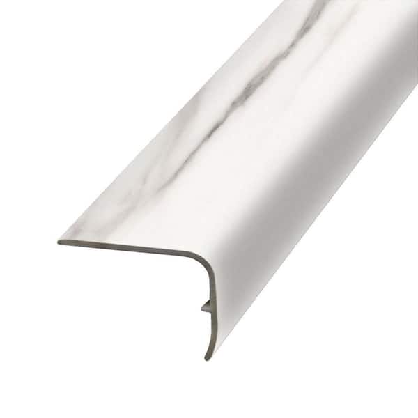 PERFORMANCE ACCESSORIES Mountain Brook 1.32 in. Thick x 1.88 in. Wide x 78.7 in. Length Vinyl Stair Nose Molding