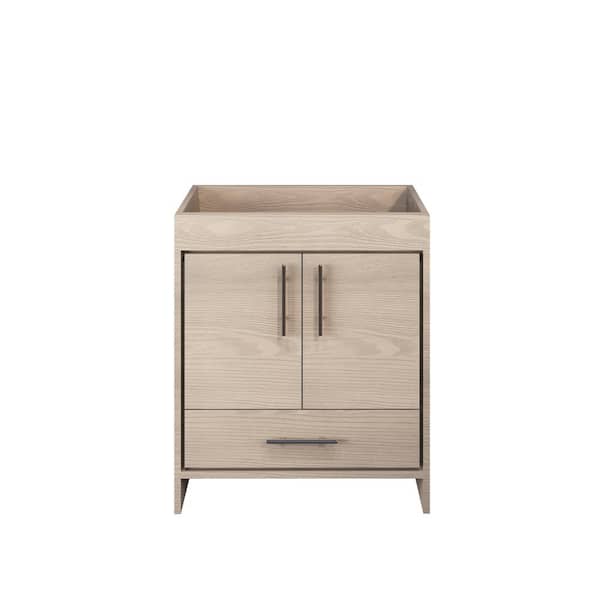 VOLPA USA AMERICAN CRAFTED VANITIES Pacific 30 in. W x 18 in. D Modern Bath Vanity Cabinet Only in Ash Gray