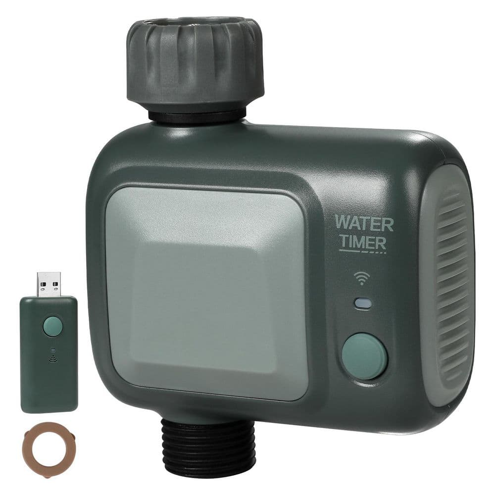 WiFi Sprinkler Timer, Irrigation Controller, Smart Hose Faucet Water Timer with Brass Inlet, APP Control Via 2.4Ghz WiFi price history on PriceWatchPro
