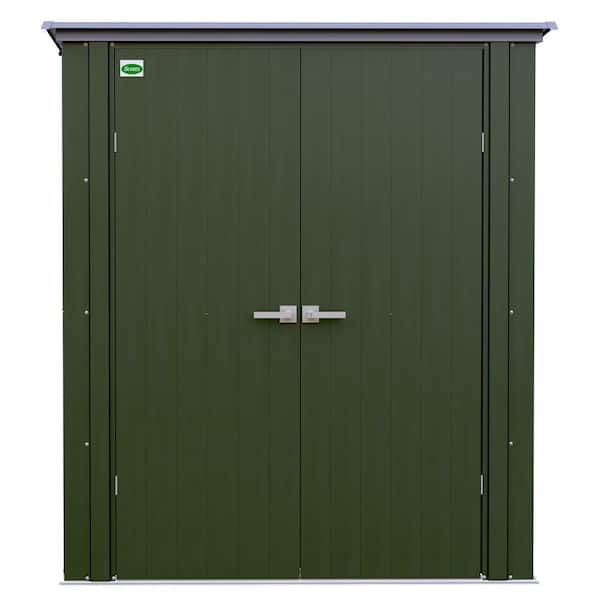 3 ft. W x 5 ft. D x 6 ft. H Metal Garden Storage Cabinet Shed 15 sq. ft.