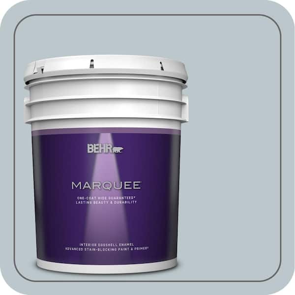 5 gal. #PPH-42 Nautical Gray Eggshell Enamel Interior Paint & Primer