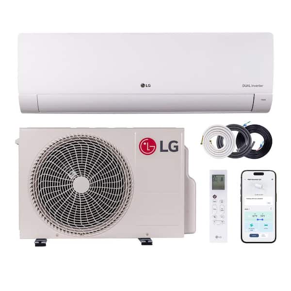 20 SEER2 12,000 BTU Wi-Fi ready Duct-free Mini Split Heater & Air Conditioning Inverter Driven Heat Pump-208-230V