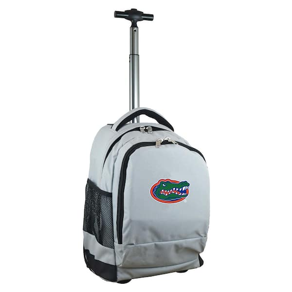 Denco NCAA Florida 19 in. Gray Wheeled Premium Backpack