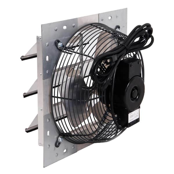 Wall Mount Exhaust Ventilation Fan Shutter 800 CFM Powerful 12 In Variable Speed 