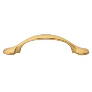 3 in. Brass Gold Arch Shovel Edge Cabinet Pulls (10-Pack)