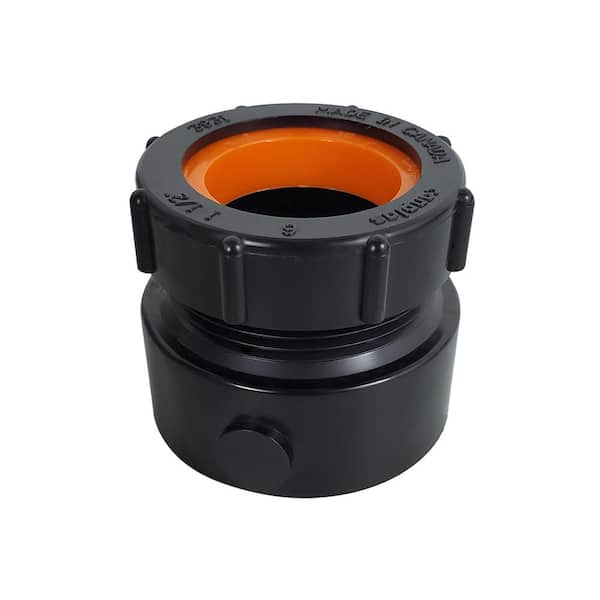 ABS Fitting - Trap Adapter, 2-in-1 Combo, 1.5 in. x 1.5 in. or 1.25 in.