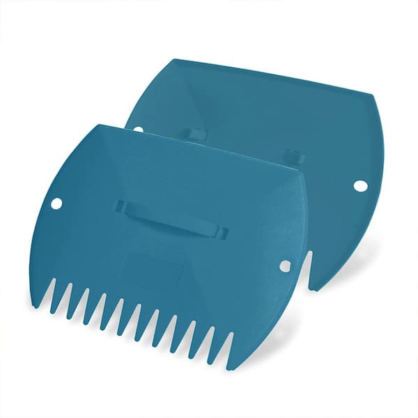 Aspectek Garden Leaf Collecting Tool Claws Leaf Scoops (Blue)